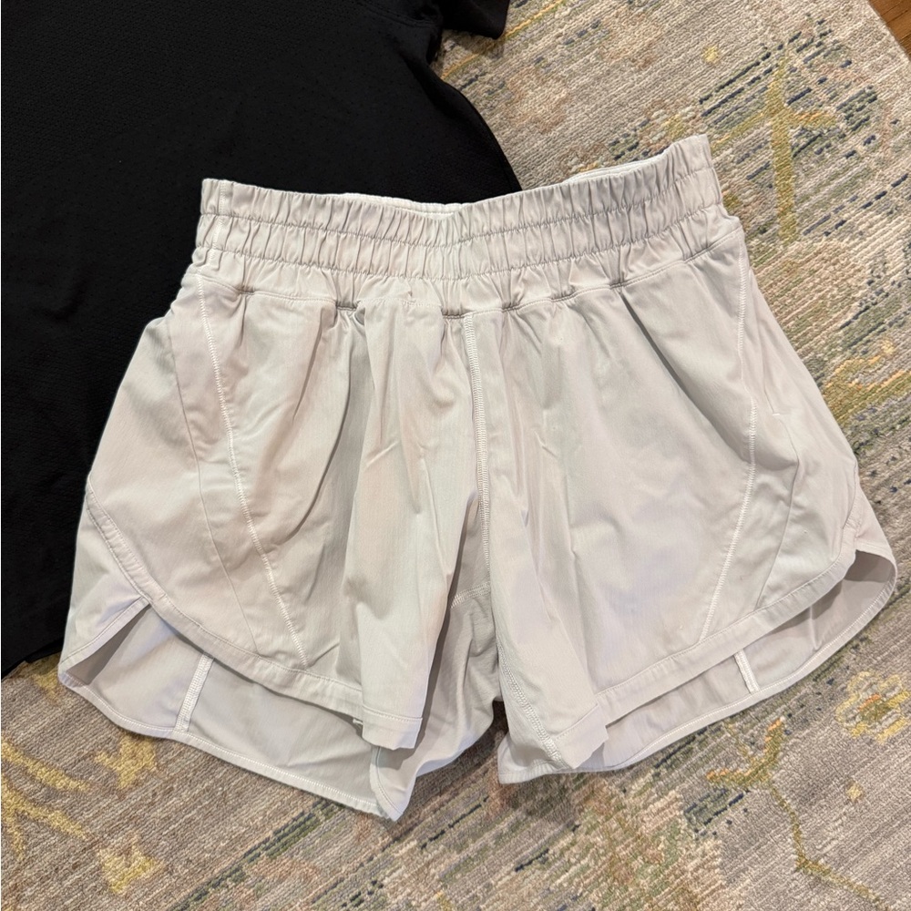 lululemon athletica Light Gray Women’s Athletic Shorts